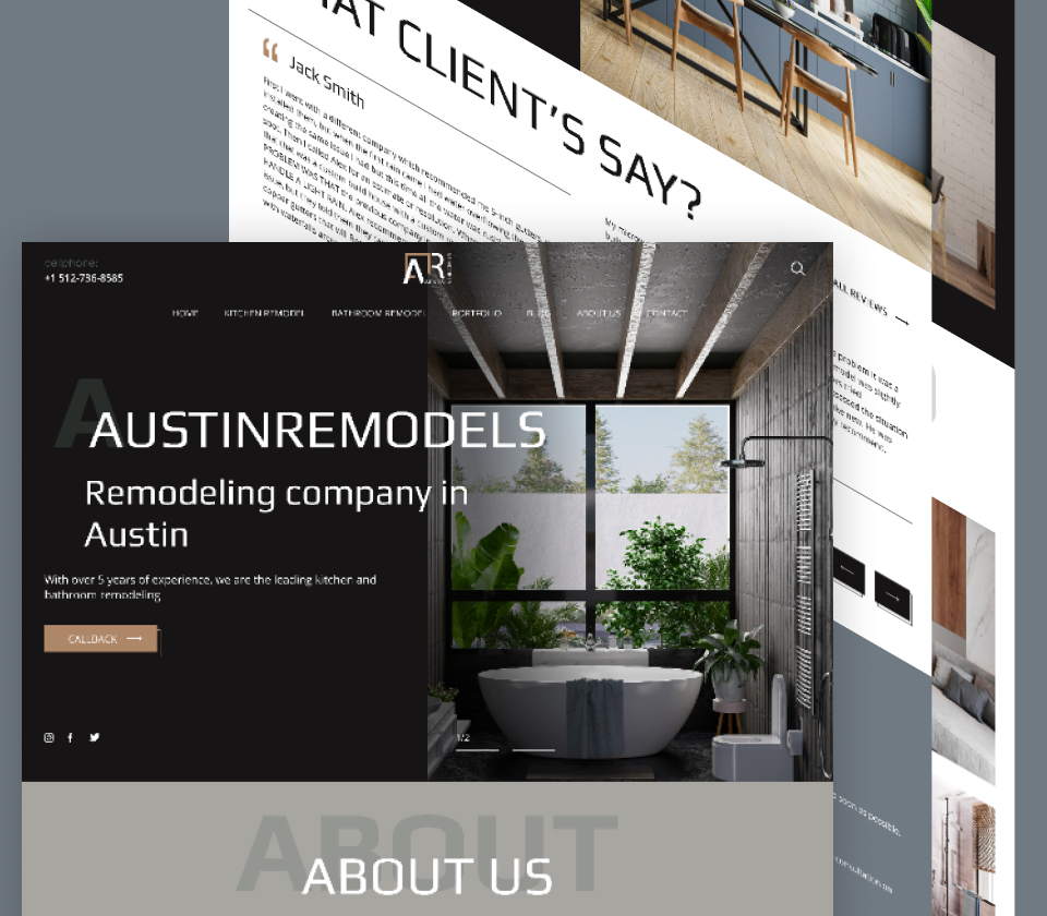 Austin Remodels business website
